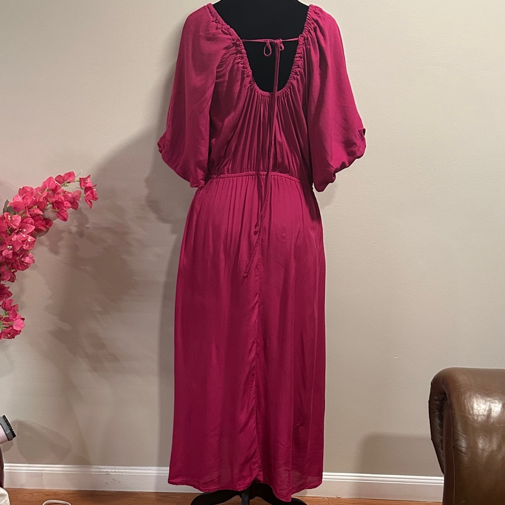 Elegant Pink Women's Dress